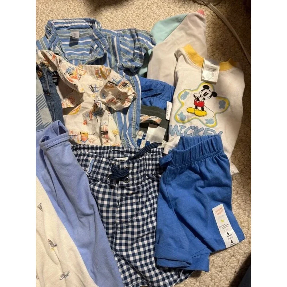 17 pc 3/6m boy summer spring lot